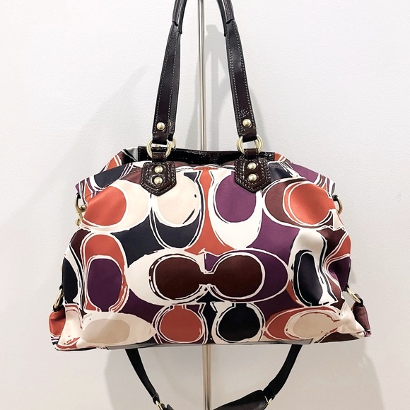 Coach Ashley Signature C Print Satchel - Picture 3 of 11
